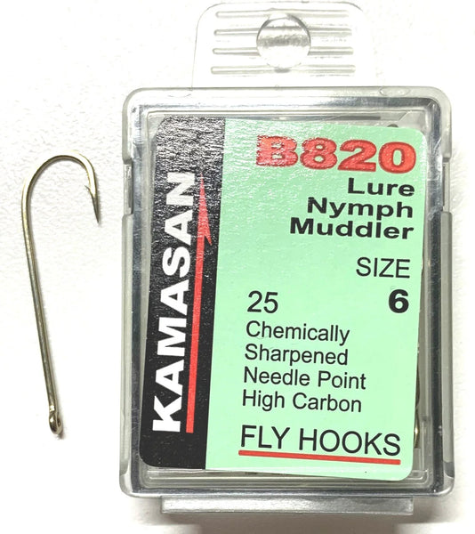 Kamasan B820 Nymph Muddler Hooks Fishing Tackle Ireland