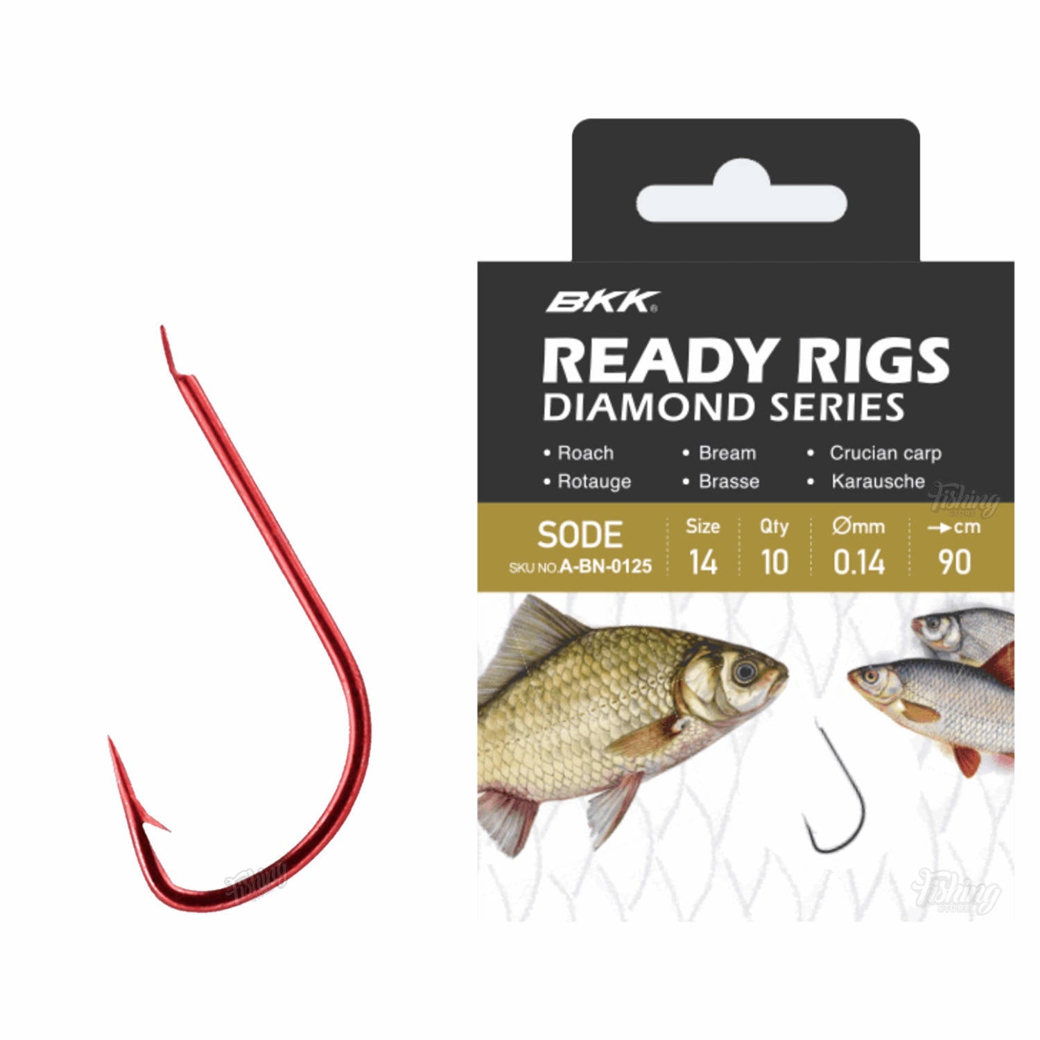 coarse fishing hooks to nylon BKK Sode-RD Hooks to Nylon – Fishing Tackle Ireland