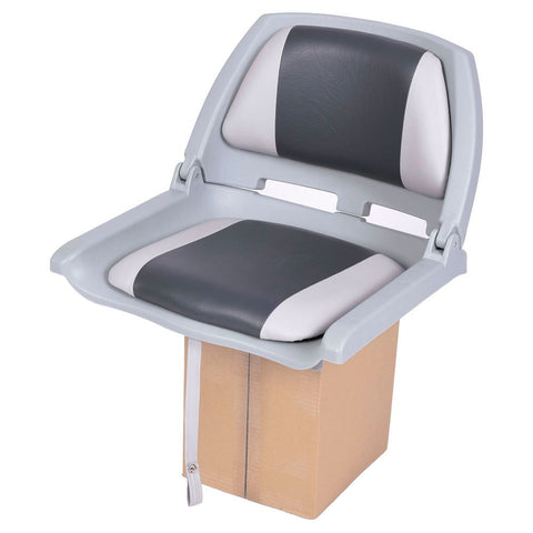 Talamex Grey Molded Boat Seat with Cushion