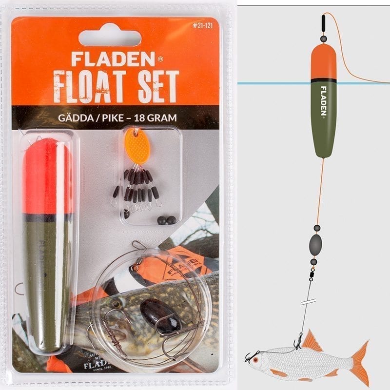 Fladen Pike Float Set 18gram – Fishing Tackle Ireland