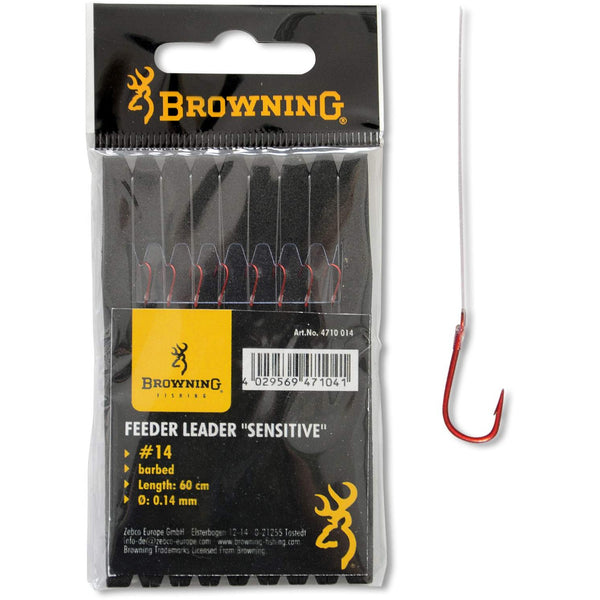 Browning Feeder Hooks To Nylon 'Big Fish' 60cm