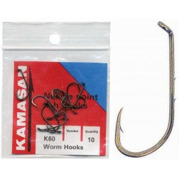 Kamasan K60 Worm Hooks – Fishing Tackle Ireland