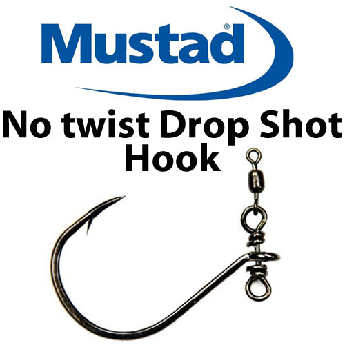 MUSTAD NTS548 NO-TWIST DROP SHOT HOOK