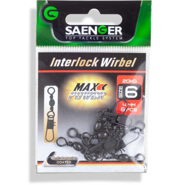 Saenger Max Power Interlock Snapswivel Fishing Tackle Ireland