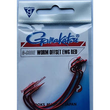 Gamakatsu Worm Offset EWG Red