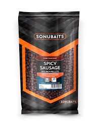 Sonubaits Halibut Pellets Spicy Sausage 8mm