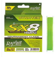 Rapture Dyna Tex SX8 Braid 150meter