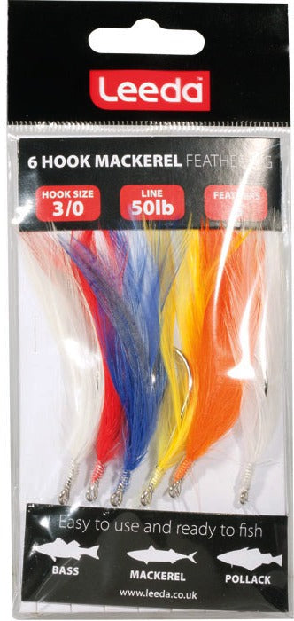 Leeda Hook Mackerel Feathers – Fishing Tackle Ireland