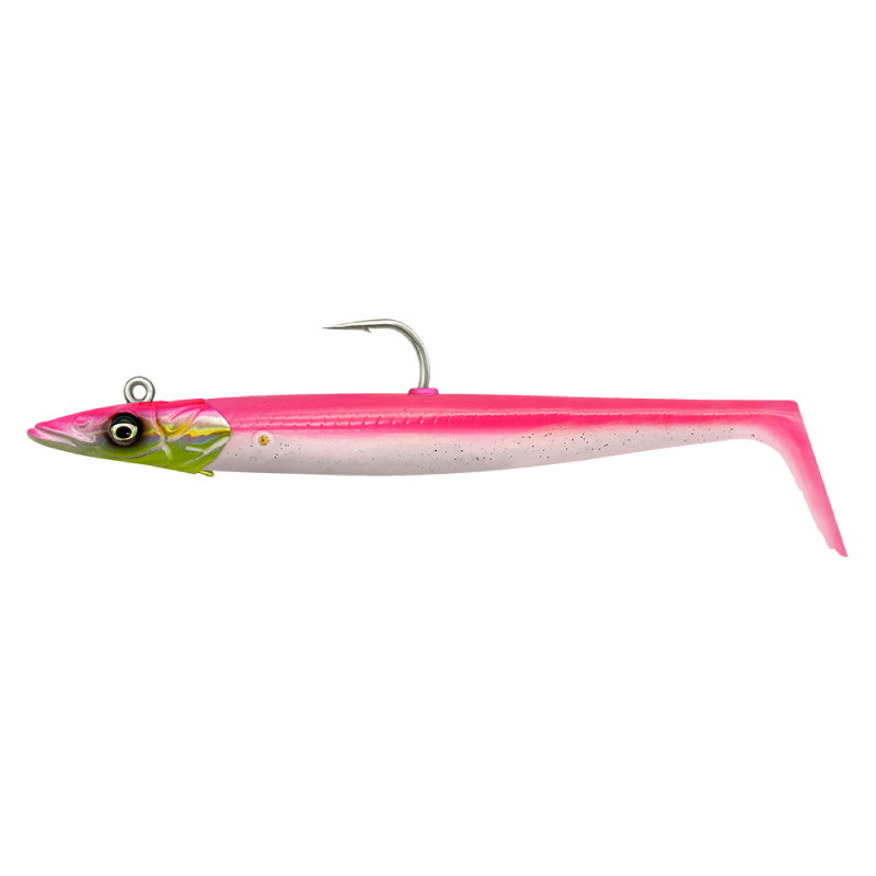 Savage Gear V2 Weedless Sandeel 13cm: Pink Pearl Silver - Fishing
