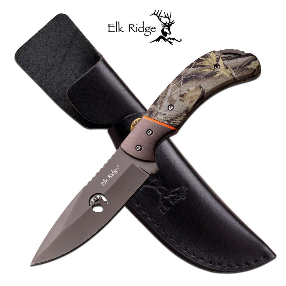 Elk Ridge Fixed Blade Knife 7.75inch ER-554CA