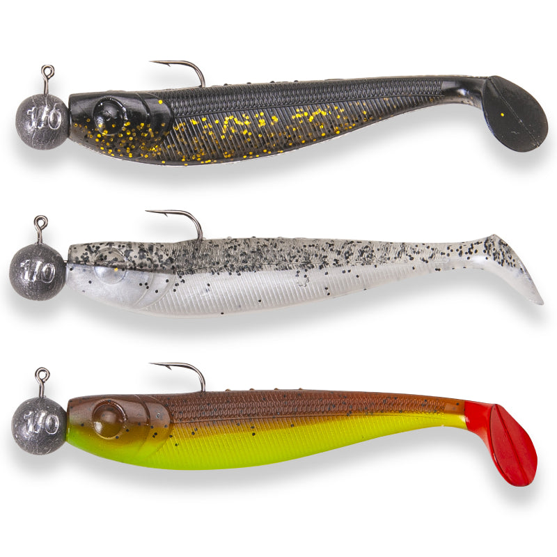 Saenger Woozler Soft Lure Set 10cm Pack 3