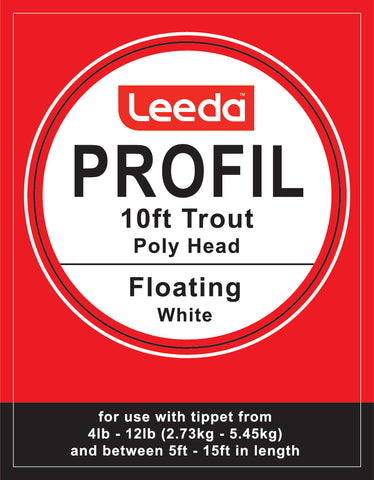 Leeda Profil 10foot Trout Polyleader