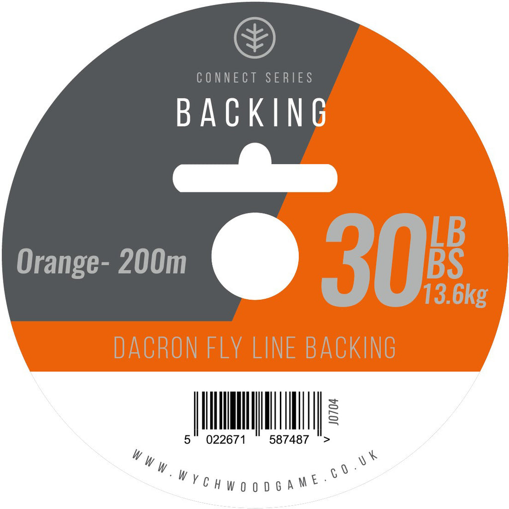 Wychwood Connect Backing Line 30lb Orange 200meter