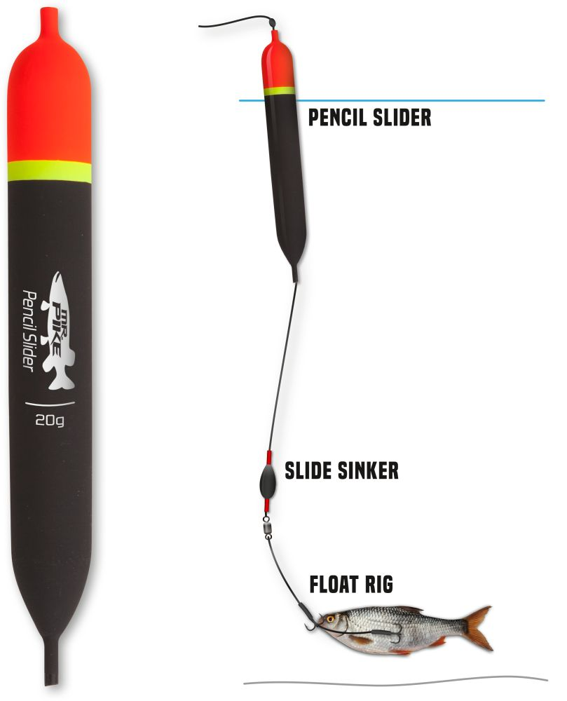 Quantum Mr Pike Pencil Slider Floats